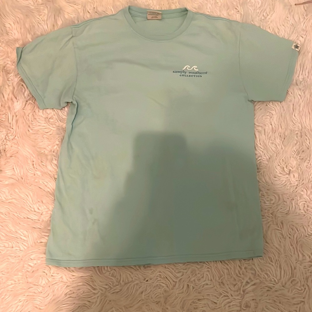 Blue simply southern shirt